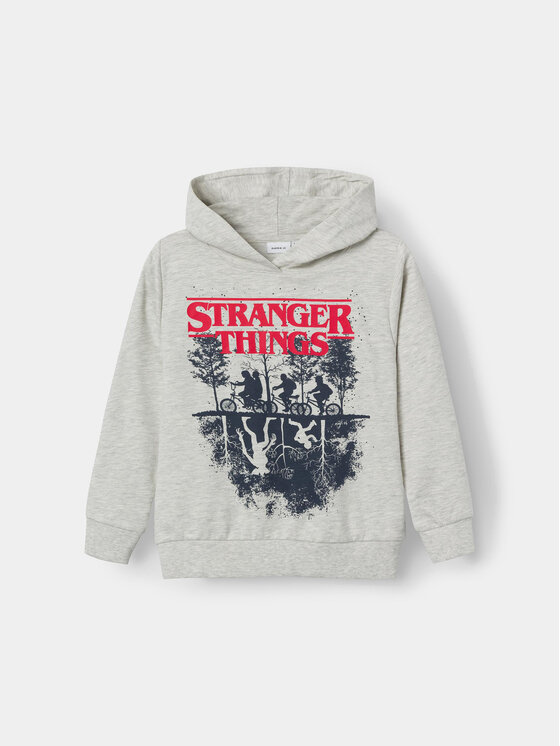 NAME IT NAME IT Hanorac STRANGER THINGS 13227984 Gri Regular Fit