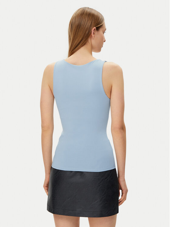 ONLY ONLY Top Lea 15278090 Błękitny Regular Fit