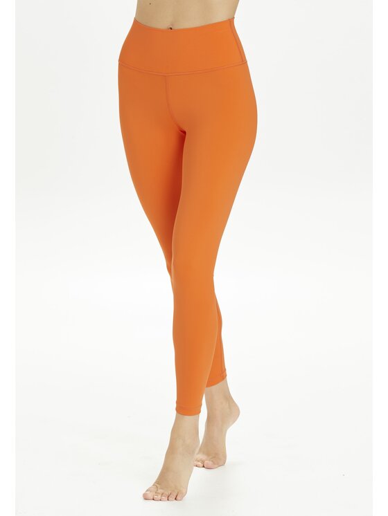 Athlecia Athlecia Legginsy Gaby Pomarańczowy Fitted Fit