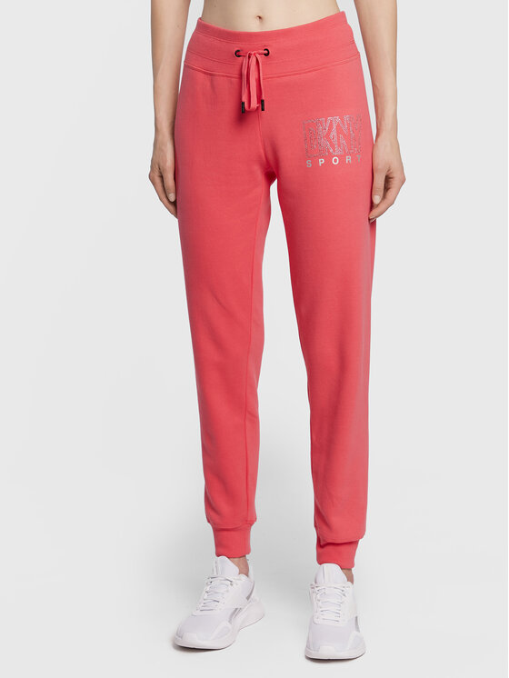 DKNY Sport DKNY Sport Donji dio trenerke DP2P3120 Ružičasta Regular Fit