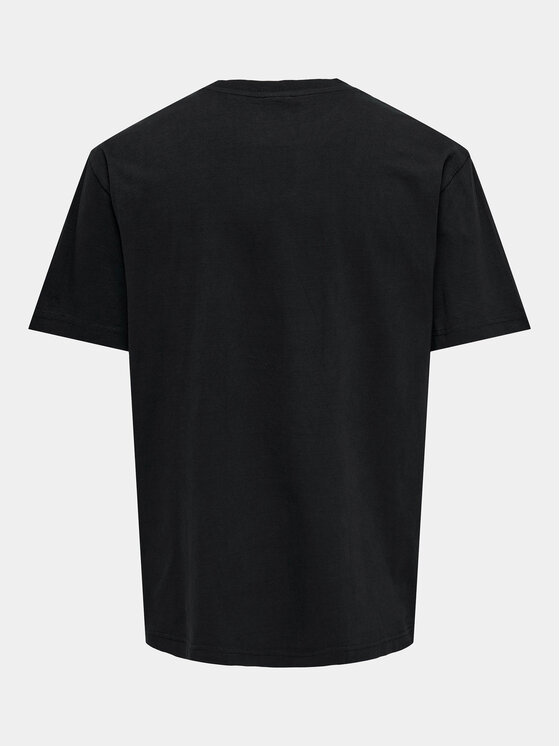 Only & Sons Only & Sons T-shirt Classiques 22029023 Crna Relaxed Fit