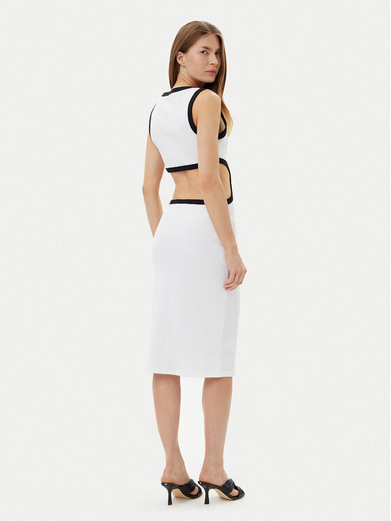 Liu Jo Liu Jo Suvekleit VA5043 J4822 Valge Regular Fit