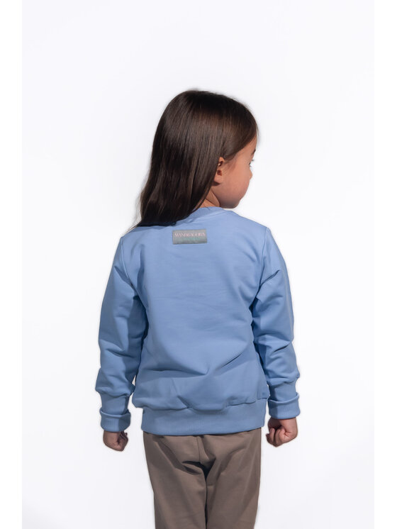 MANDRAGORA MANDRAGORA Felpa unicorn Blu Regular Fit