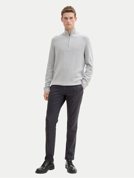 Tom Tailor Tom Tailor Chino kalhoty 1044853 Šedá Slim Fit