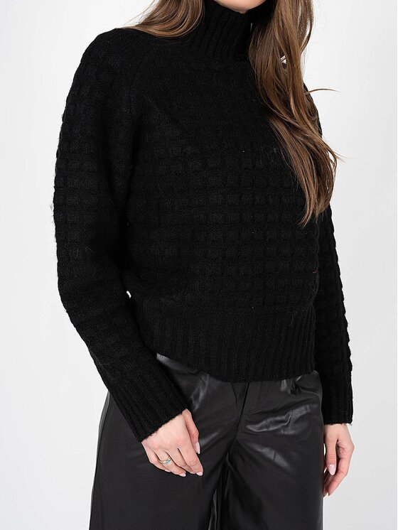 Silvian Heach Silvian Heach Sweter CVA22003LU Czarny Oversize