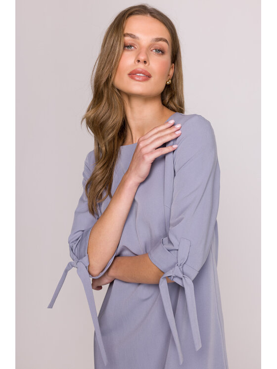 Stylove Stylove Večerné šaty S393 Sivá Premium Fit