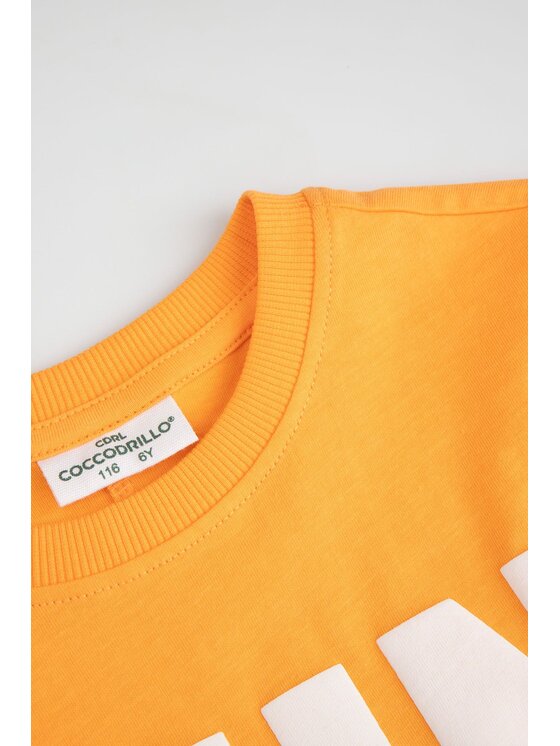 Coccodrillo Coccodrillo Tričko WC6143204IBK-006 Oranžová Regular Fit