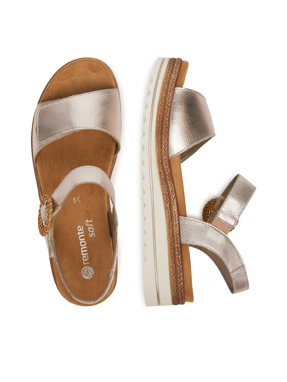 Remonte Remonte Sandalen D0Q52-31 Goldfarben