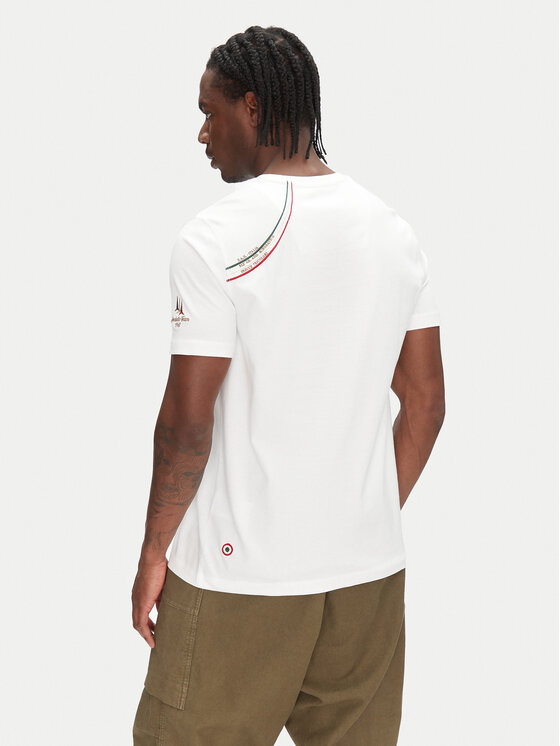 Aeronautica Militare Aeronautica Militare Marškinėliai 251TS2401J592 Balta Regular Fit