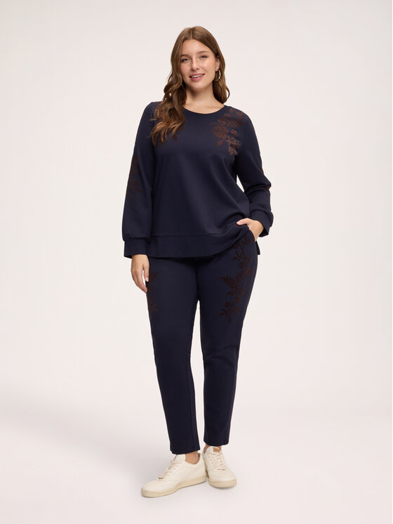 Fiorella Rubino Fiorella Rubino Bluza G80DL009549N034 Niebieski Regular Fit