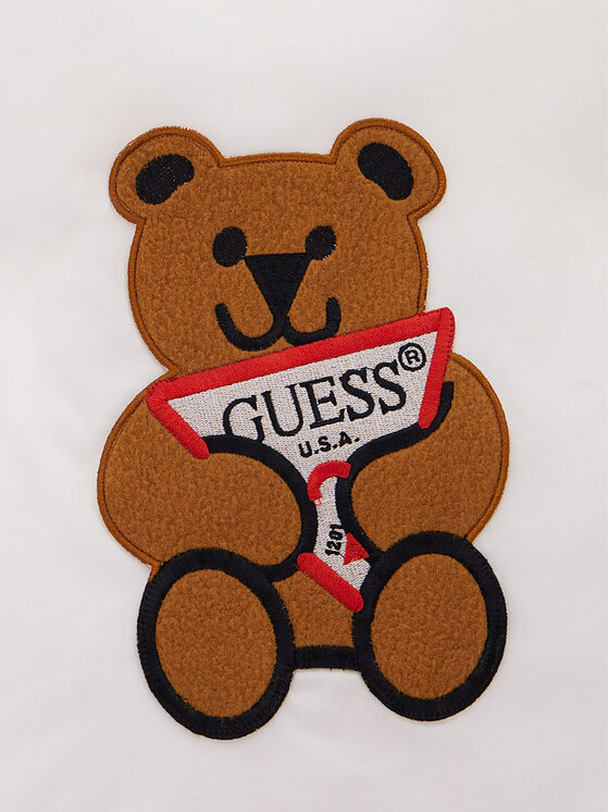 Guess Guess Blúzka N0BI26 I3Z00 Biela Regular Fit