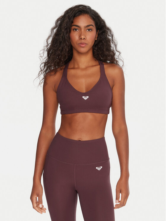 Roxy Roxy Sportovní podprsenka Heart Into It ERJKT04359 Fialová