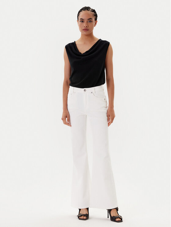 Miss Sixty Miss Sixty Traperice 6S1JJ3430T Bijela Wide Leg