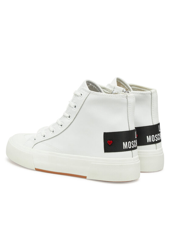 LOVE MOSCHINO LOVE MOSCHINO Trampki JA15022G1MIA0100 Biały
