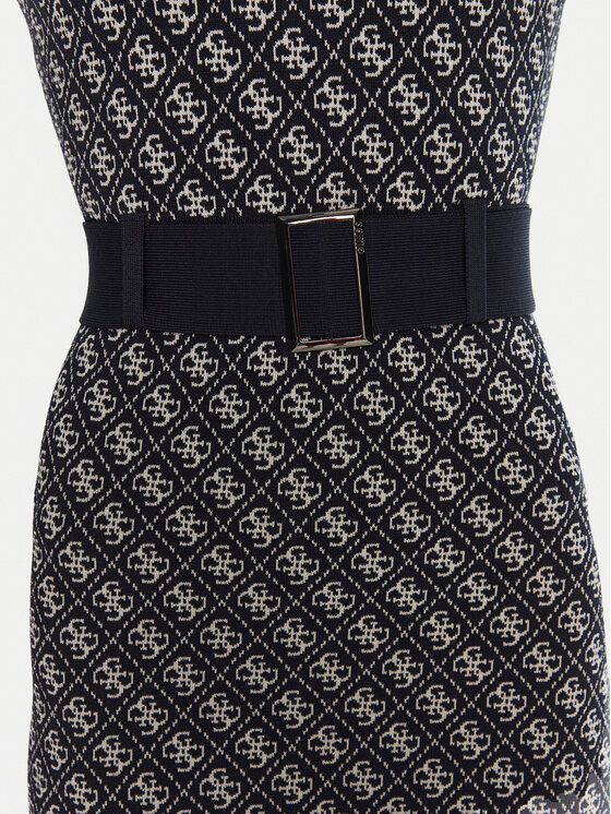 Guess Guess Sukienka dzianinowa Lise W4BK43 Z37K0 Niebieski Regular Fit