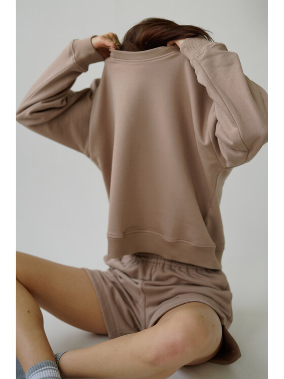 Duende Duende Bluza Zoe Sweatshirt Brązowy Regular Fit