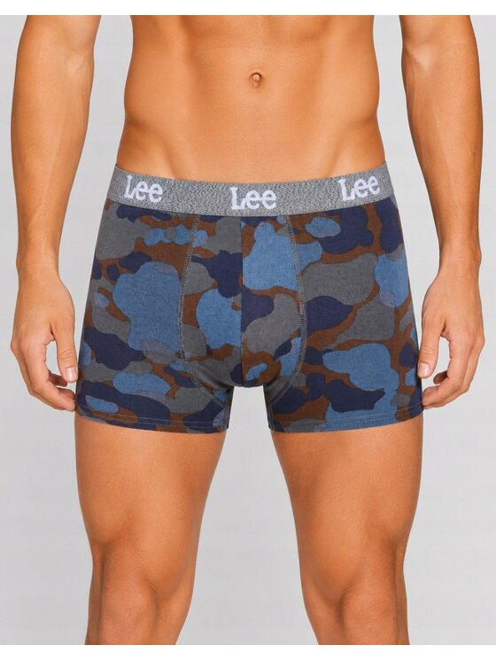 Lee Lee Bokserki Parsons 3 Pack Cotton Elastane Trunks Kolorowy