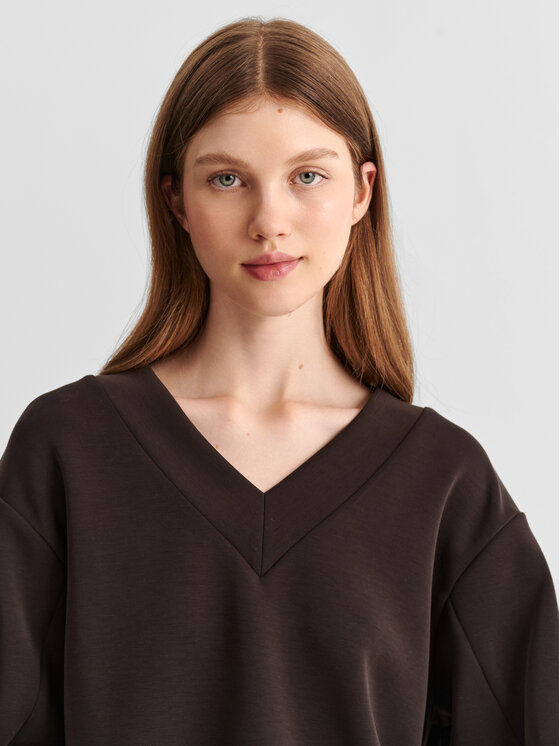 TATUUM TATUUM Bluza TOLES Brązowy Loose Fit