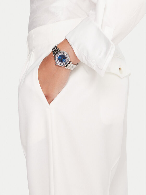 Emporio Armani Emporio Armani Hodinky Gianni T-Bar AR11627 Stříbrná