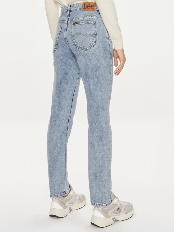 Lee Lee Jeansy Rider 112348940 Niebieski Straight Fit