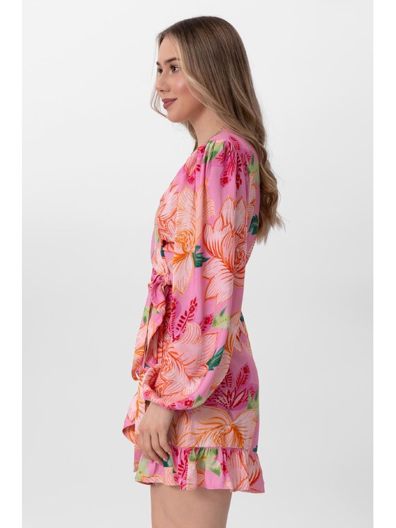LAURELLA LAURELLA Každodenné šaty 4UL038 Ružová Regular Fit