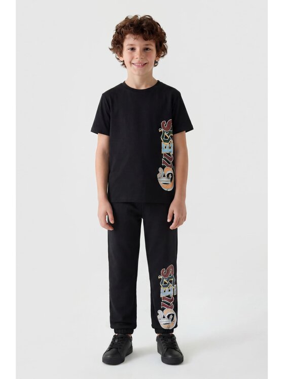 Guess Kids Guess Kids T-Shirt 183037 Černá Classic Fit