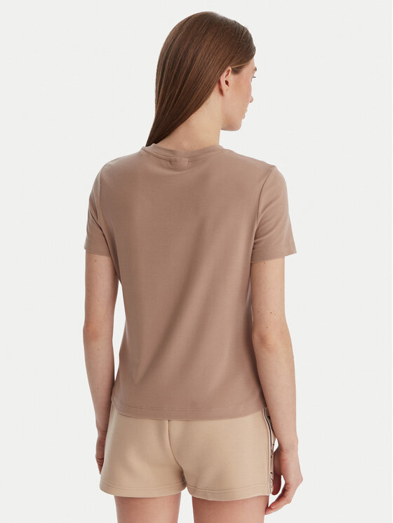 Guess Guess T-krekls V6GI06 K2967 Bēšs Regular Fit