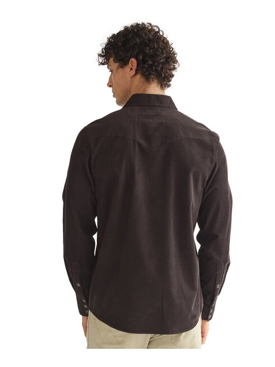 Wrangler Wrangler Koszula 112386902 Brązowy Regular Fit
