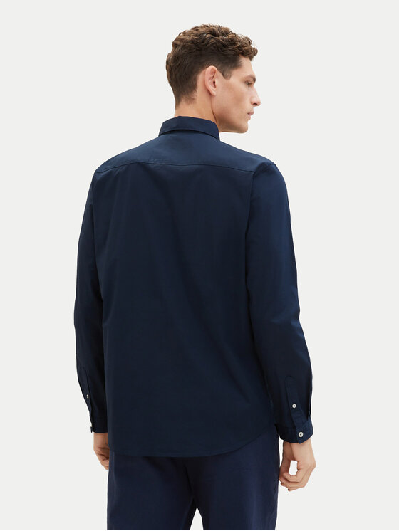 Tom Tailor Tom Tailor Koszula 1037435 Granatowy Regular Fit