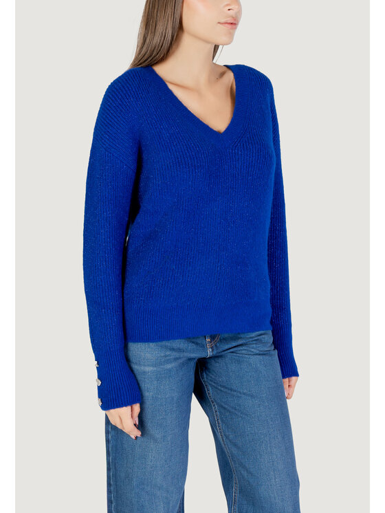 Morgan De Toi Morgan De Toi Maglione 252-MSTAR Blu Casual Fit