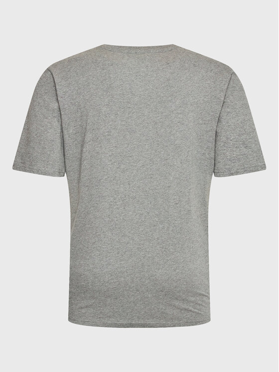 Element Element T-Shirt Basic Pocket Label ELYKT00116 Szary Regular Fit