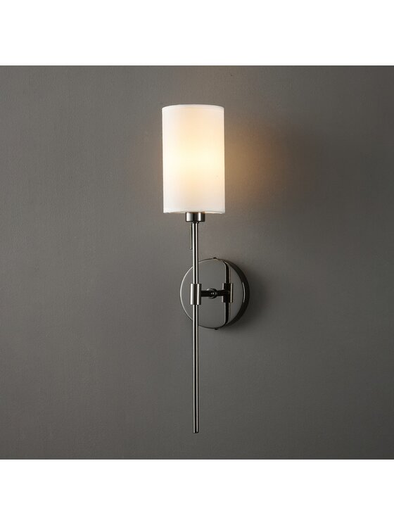 MIAhome MIAhome Kinkiet Lampa ścienna DARLING czarny połysk 53 cm Czarny