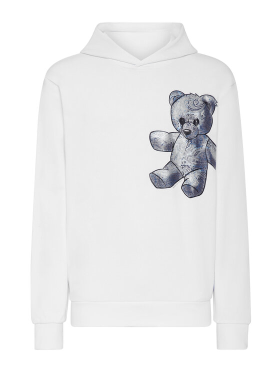 PHILIPP PLEIN PHILIPP PLEIN Mikina 779 Biela Regular Fit