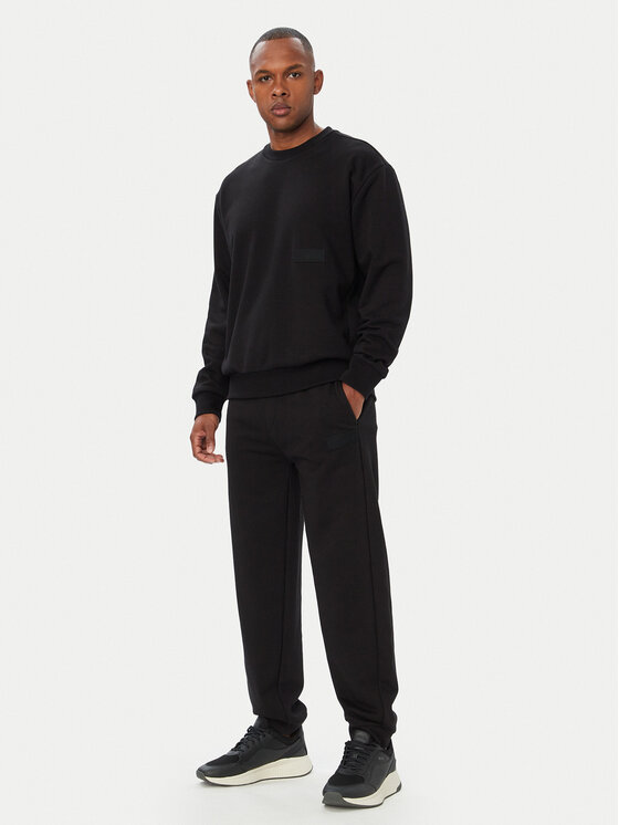 BOSS BOSS Sporta bikses JT_Long 50564096 Melns Relaxed Fit