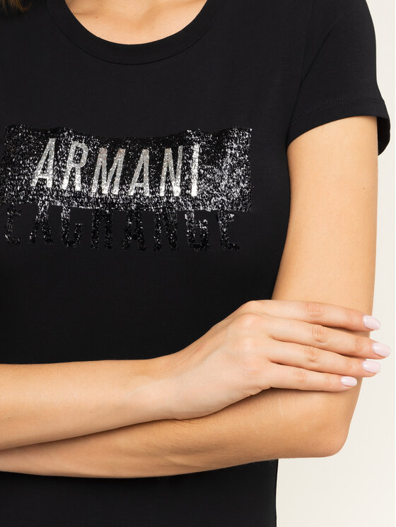 Armani Exchange Armani Exchange T-Shirt 6GYT91 YJC7Z 1200 Černá Slim Fit