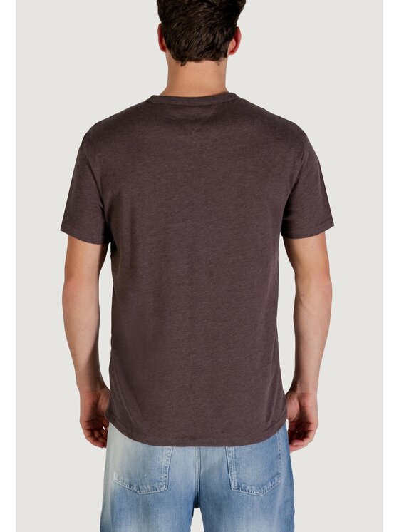 Tommy Jeans Tommy Jeans T-shirt DM0DM22667 Marrone Casual Fit