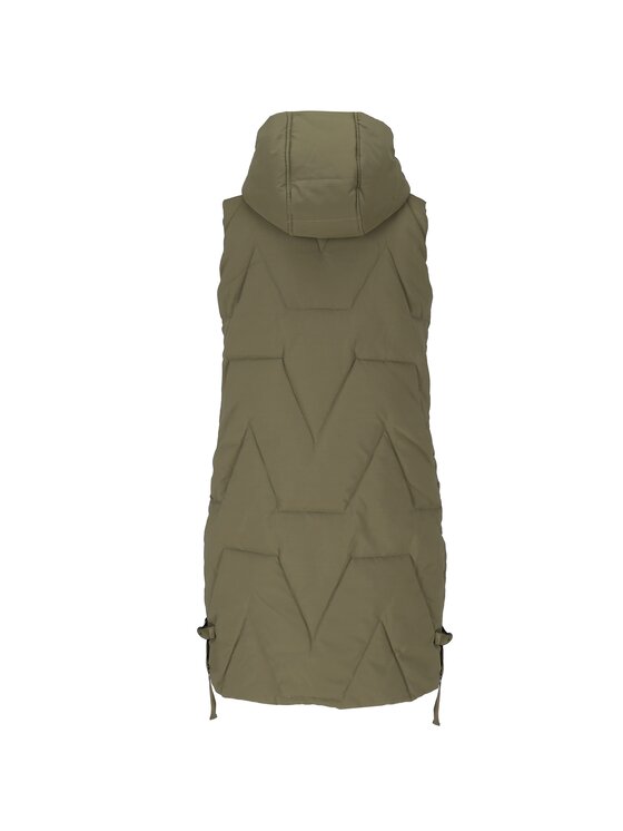 Perso Perso Kurtka damska BLH220050F Khaki Regular Fit