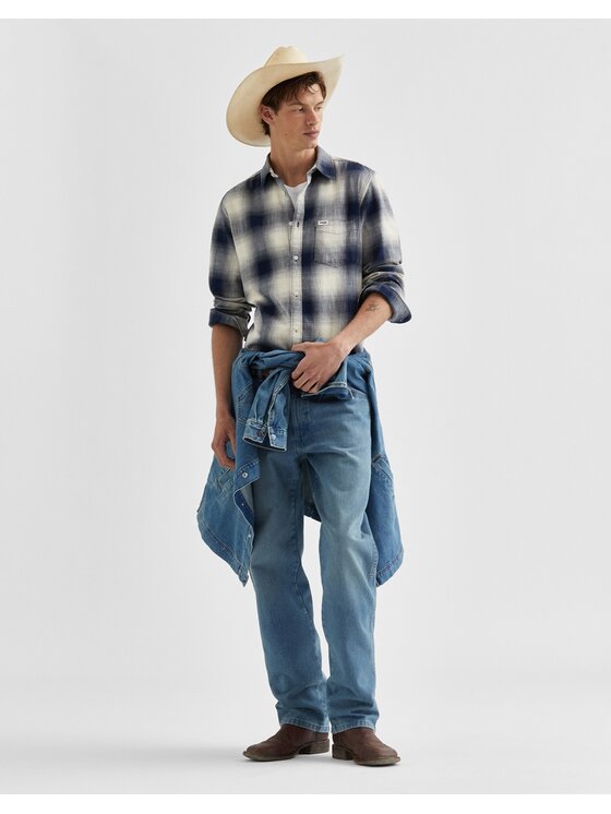 Wrangler Wrangler Jeansy 13MWZ Niebieski Straight Leg