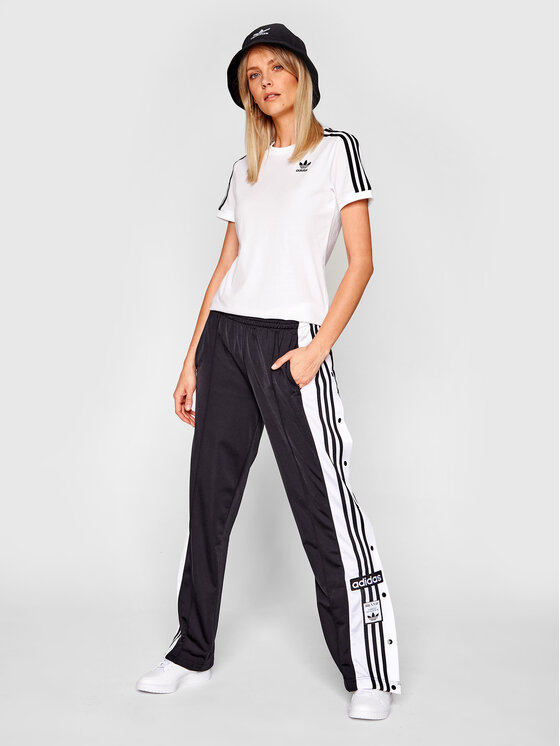 adidas adidas T-Shirt adicolor Classics 3-Stripes GN2913 Λευκό Regular Fit