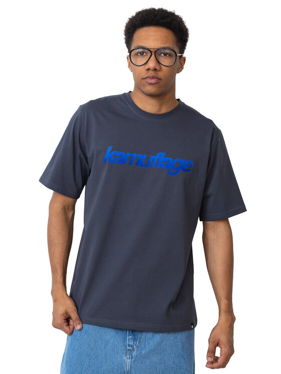 Kamuflage Kamuflage T-Shirt V12 Szary Oversize