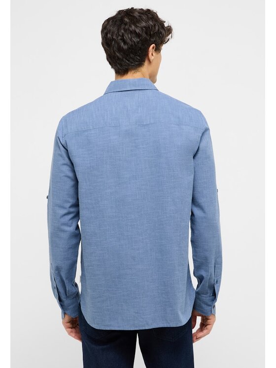 Mustang Mustang Camicia Style Rawlins Blu Slim Fit
