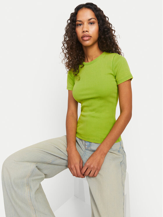 JJXX JJXX Tričko Frankie 12239962 Zelená Slim Fit