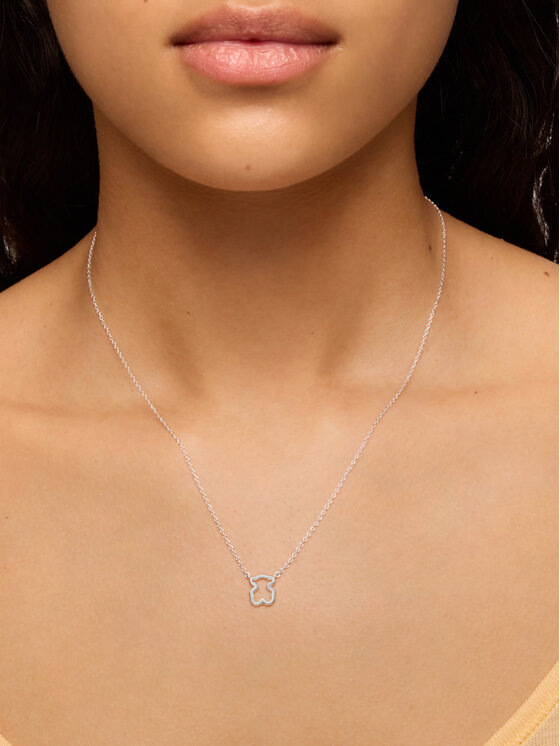 TOUS TOUS Κολιέ New Silueta 1004439100 Ασημί