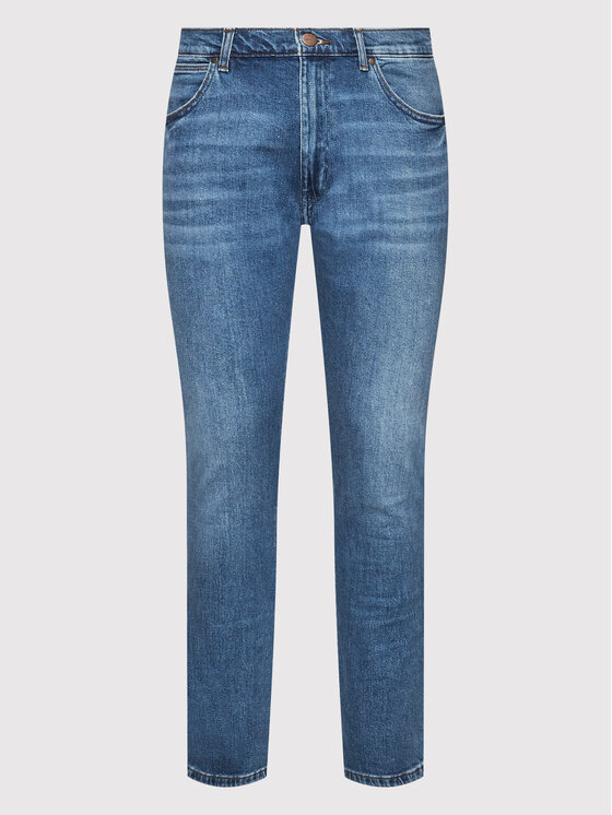 Wrangler Wrangler Jeansy Larston W18SJX21Y 112322663 Niebieski Slim Tapered Fit