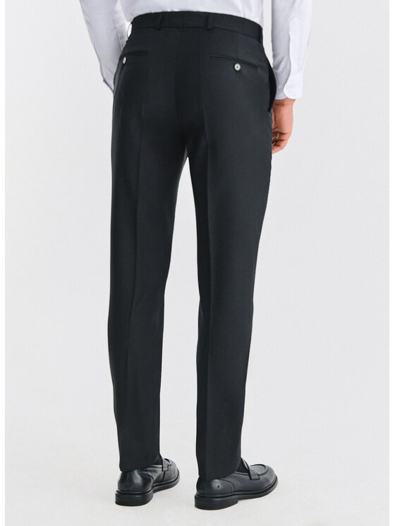 Pako Lorente Pako Lorente Spodnie garniturowe P000P-6G-005 Czarny Slim Fit