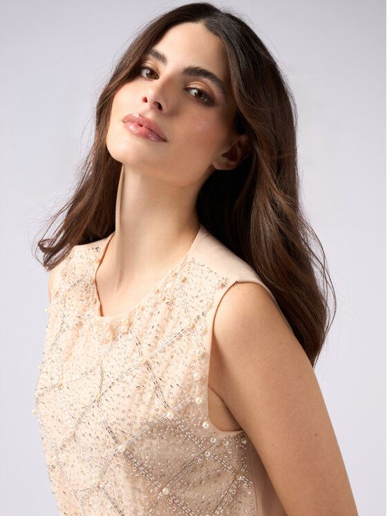 Oltre Oltre Blusa 2471J000702N002 Écru Regular Fit