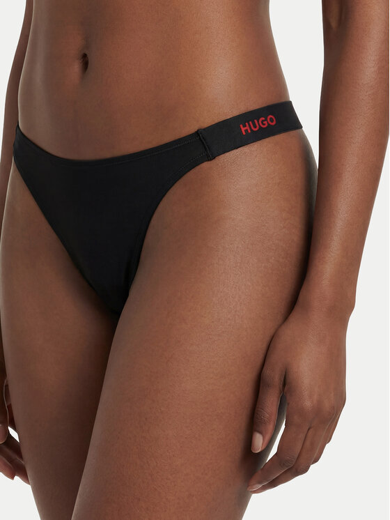HUGO HUGO Tanga 50557094 Fekete