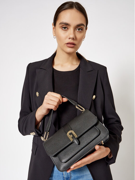 Furla Furla Τσάντα Sofia Grainy WB00094-HSF000-O6000 -1-007-20-BG-B Μαύρο