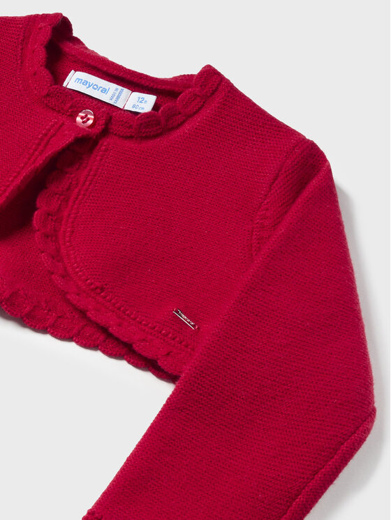 Mayoral Mayoral Cardigan 308 Rosso Regular Fit
