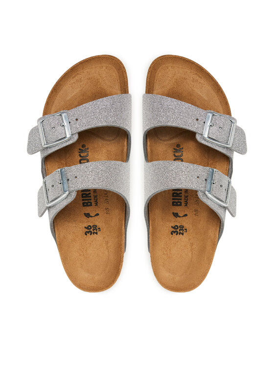 Birkenstock Birkenstock Šľapky Arizona 1030127 Strieborná